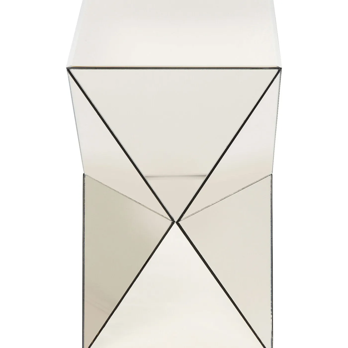 KARE Design Table D Appoint Luxury Triangle Champagne 32X32Cm