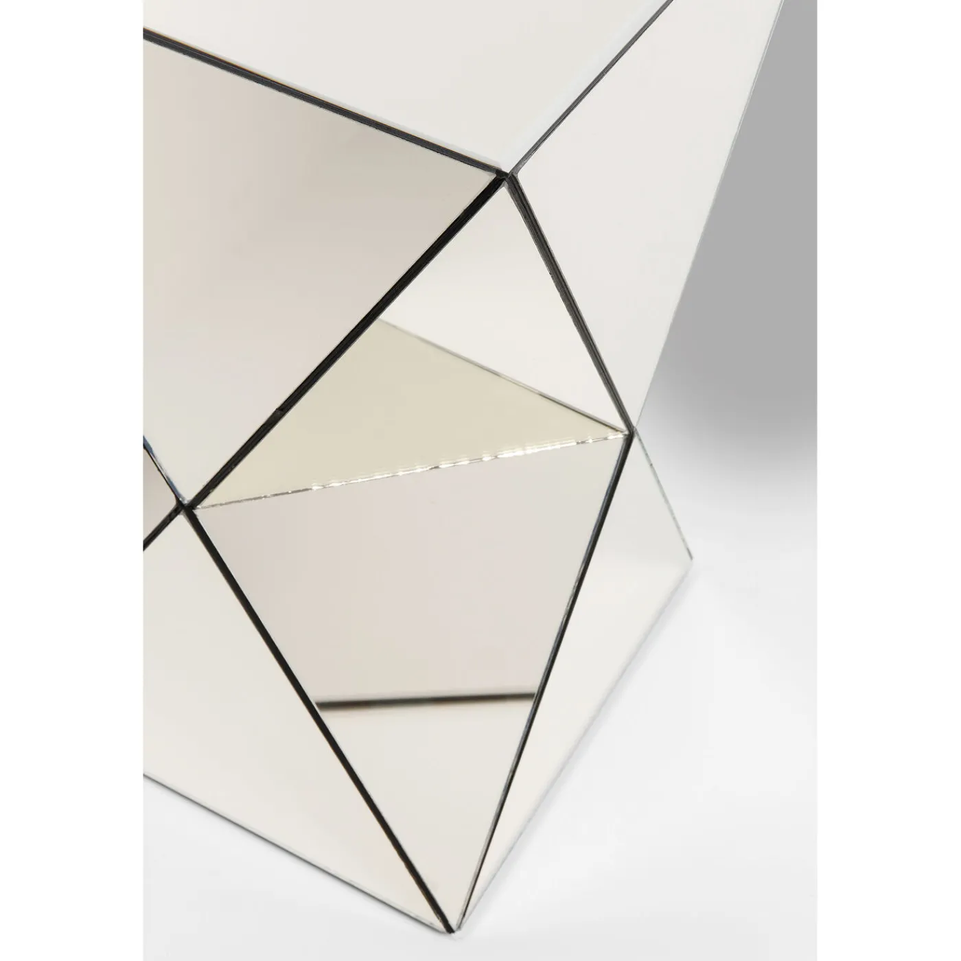 KARE Design Table D Appoint Luxury Triangle Champagne 32X32Cm