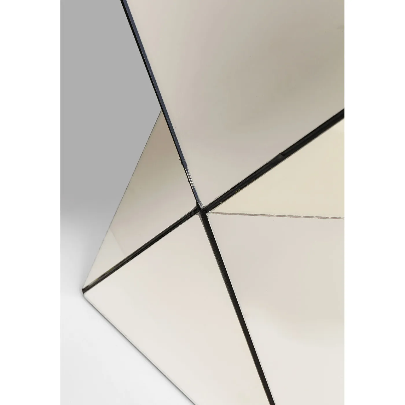 KARE Design Table D Appoint Luxury Triangle Champagne 32X32Cm