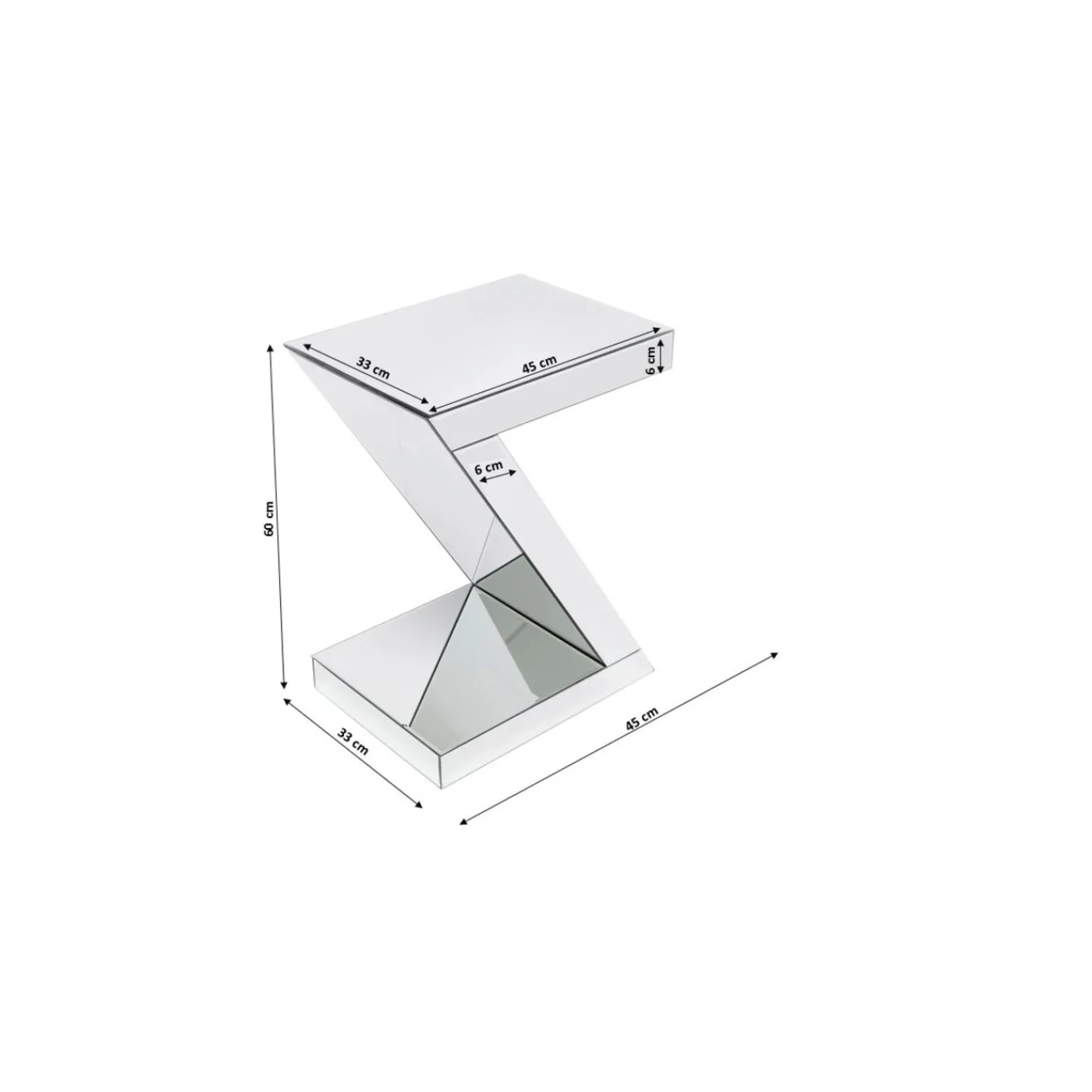 KARE Design Table D Appoint Luxury Z 45X33Cm