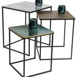 KARE Design Table D Appoint Ray Carre (3/Set)