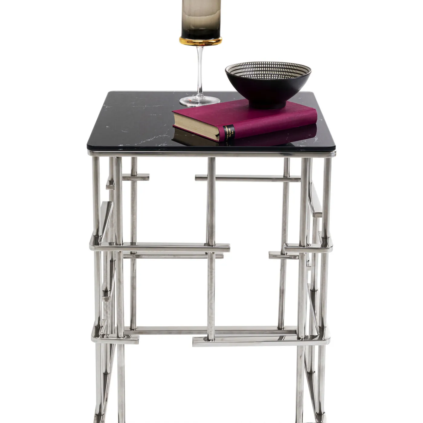 KARE Design Table D Appoint Rome Argente 40X40Cm