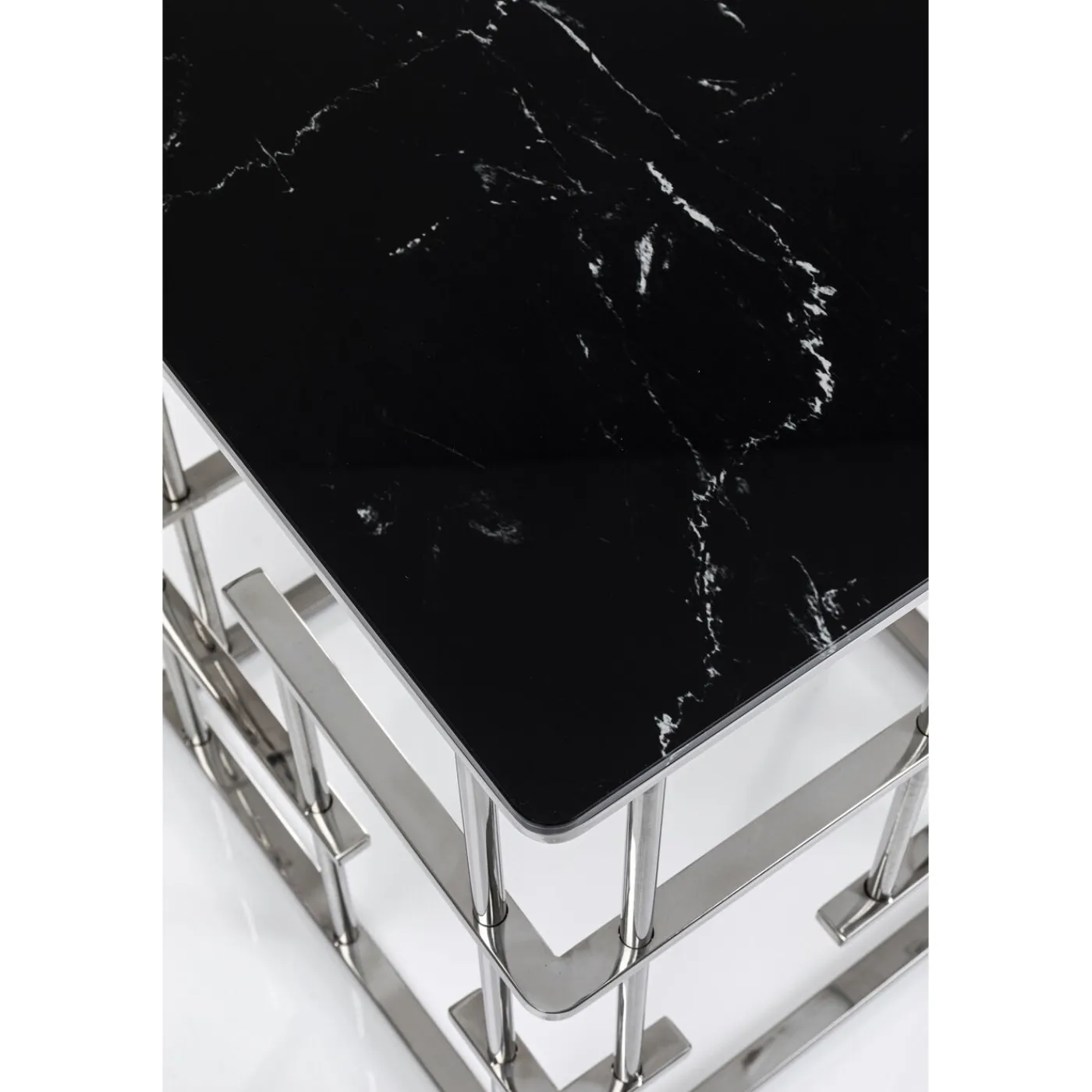 KARE Design Table D Appoint Rome Argente 40X40Cm