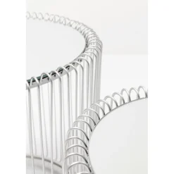 KARE Design Table D Appoint Wire Argente (2/Set)