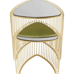 KARE Design Table D Appoint Wire Triangle Dore (2/Set)