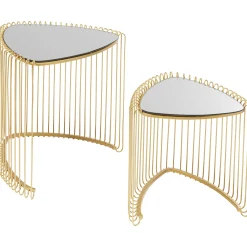 KARE Design Table D Appoint Wire Triangle Dore (2/Set)