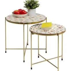 KARE Design Table D Apppoint Priya Blanc (2/Set)