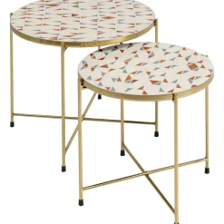 KARE Design Table D Apppoint Priya Blanc (2/Set)