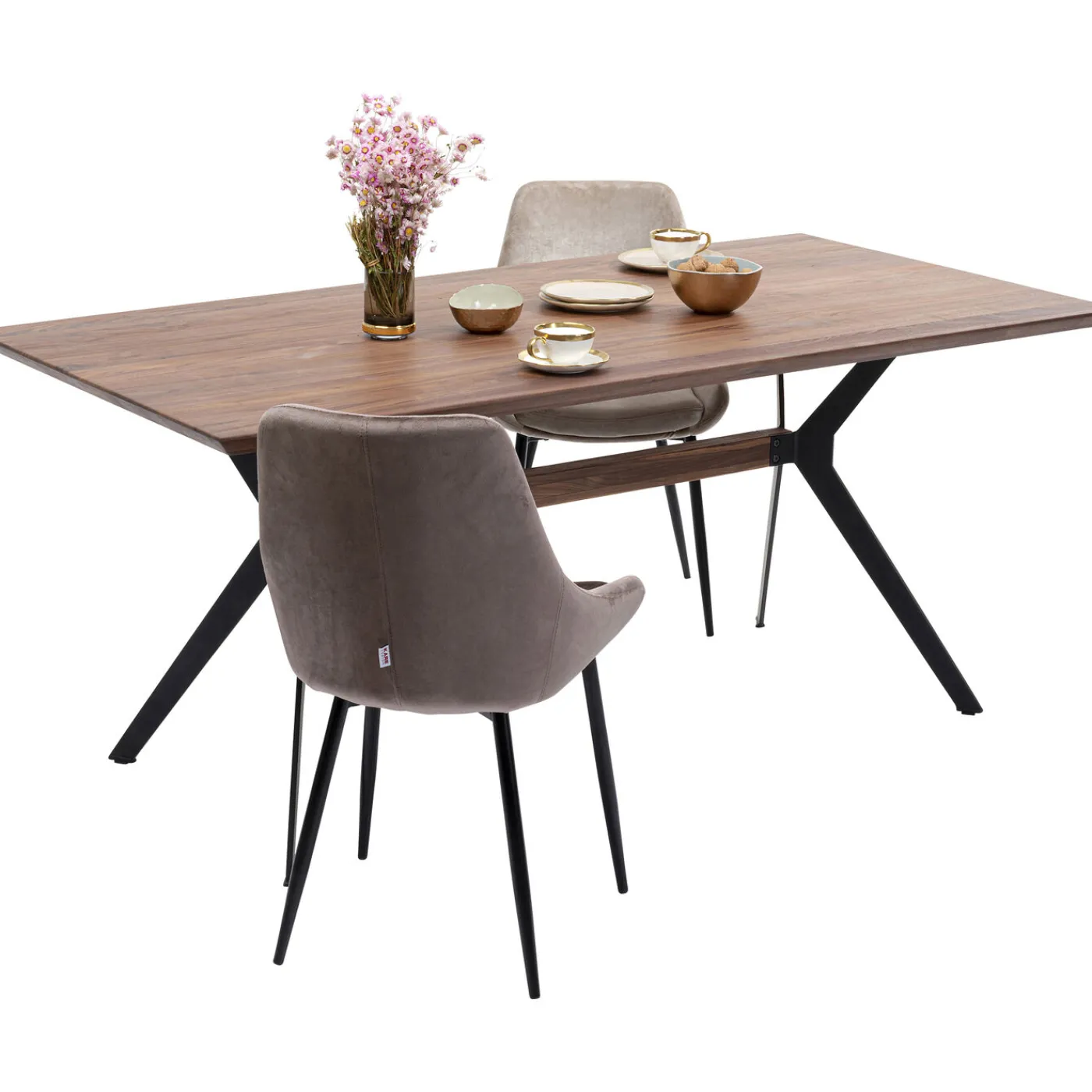 KARE Design Table Downtown Noyer 220X100Cm