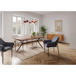 KARE Design Table Downtown Noyer 180X90Cm