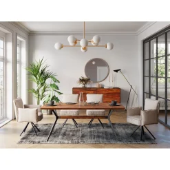 KARE Design Table Downtown Noyer 180X90Cm