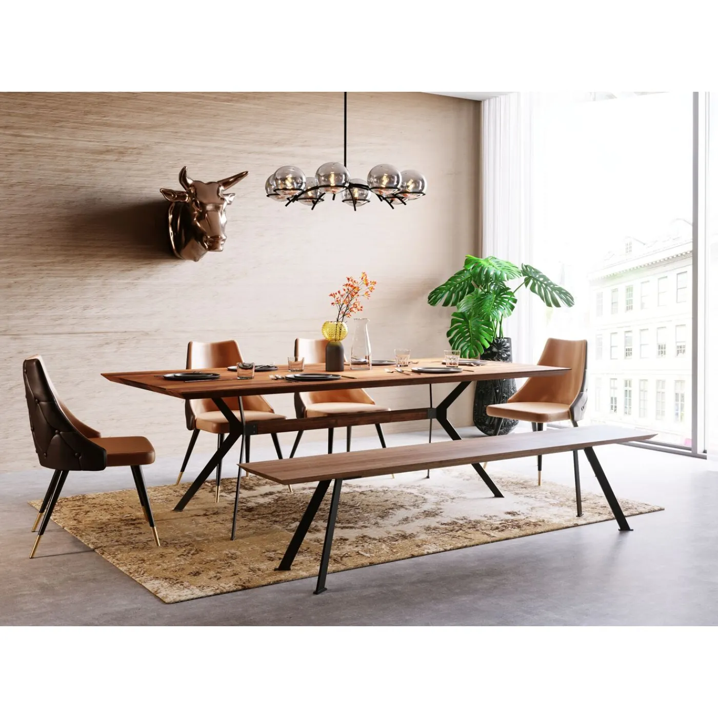 KARE Design Table Downtown 220X100Cm