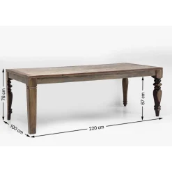 KARE Design Table Duld Range 220X100Cm