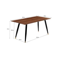 KARE Design Table Duran Square 160X80