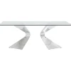 KARE Design Table Gloria Chrome 200X100Cm