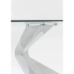 KARE Design Table Gloria Chrome 200X100Cm