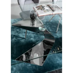 KARE Design Table Gloria Chrome 200X100Cm