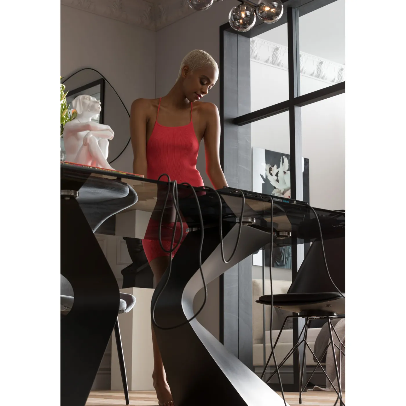 KARE Design Table Gloria Noir 200X100Cm