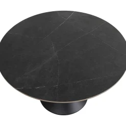KARE Design Table Grande Possibilita Noir O120Cm