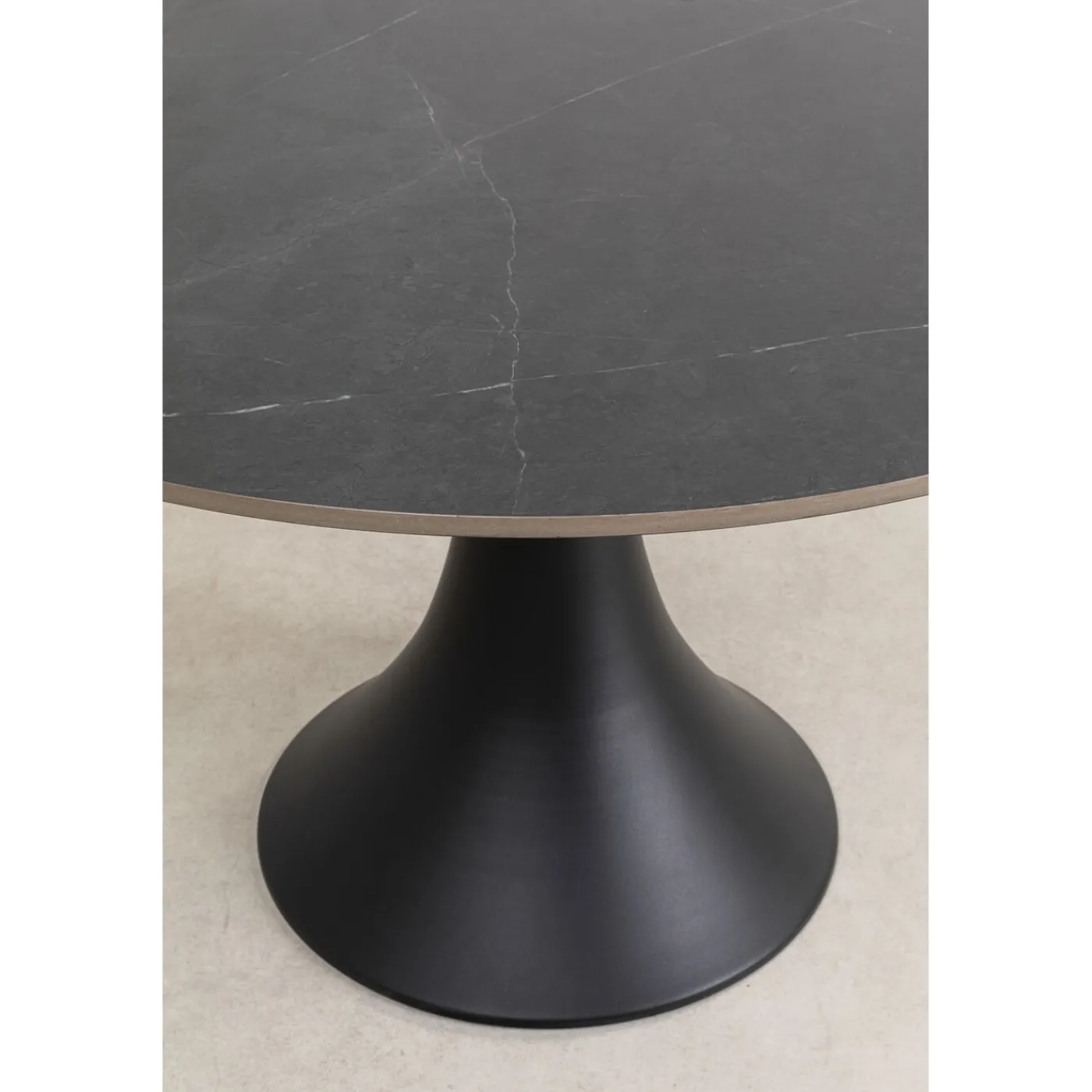 KARE Design Table Grande Possibilita Noir O120Cm