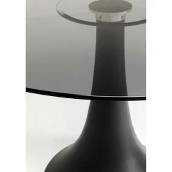KARE Design Table Grande Possibilita Verre Fume O110Cm