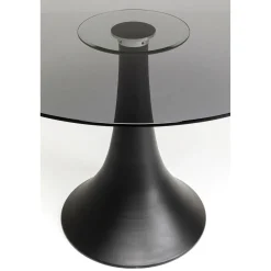 KARE Design Table Grande Possibilita Verre Fume O110Cm