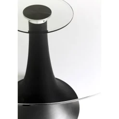 KARE Design Table Grande Possibilita Verre Fume O110Cm