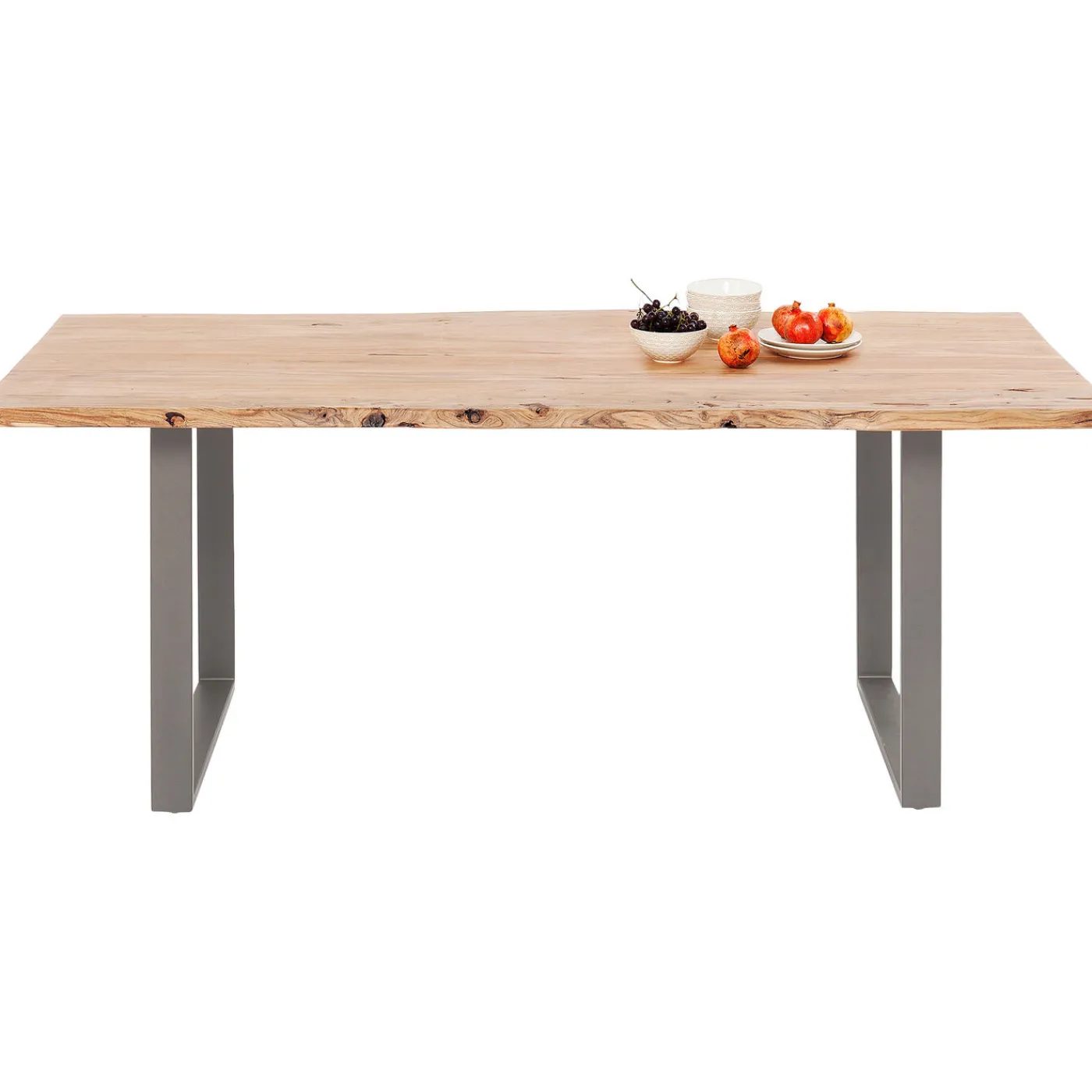 KARE Design Table Harmony Acier Brut 180X90Cm