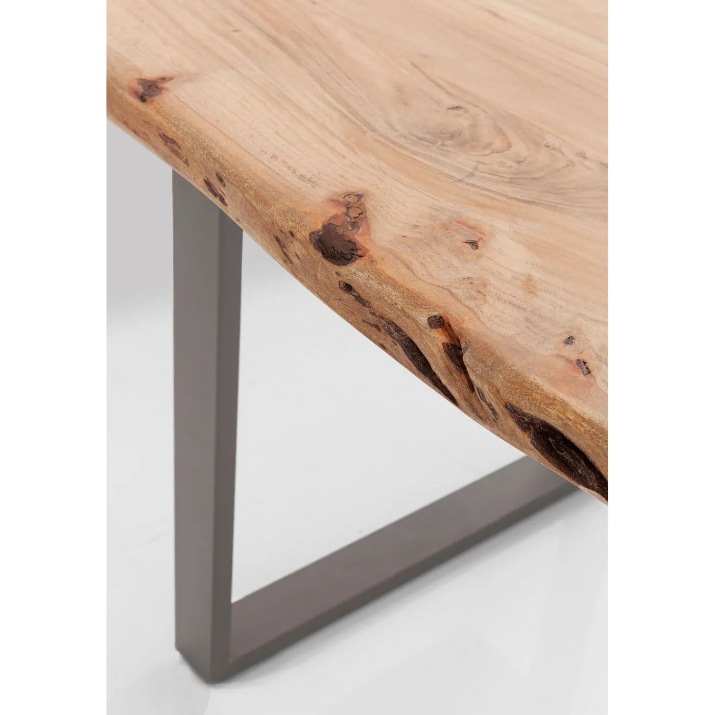 KARE Design Table Harmony Acier Brut 160X80Cm