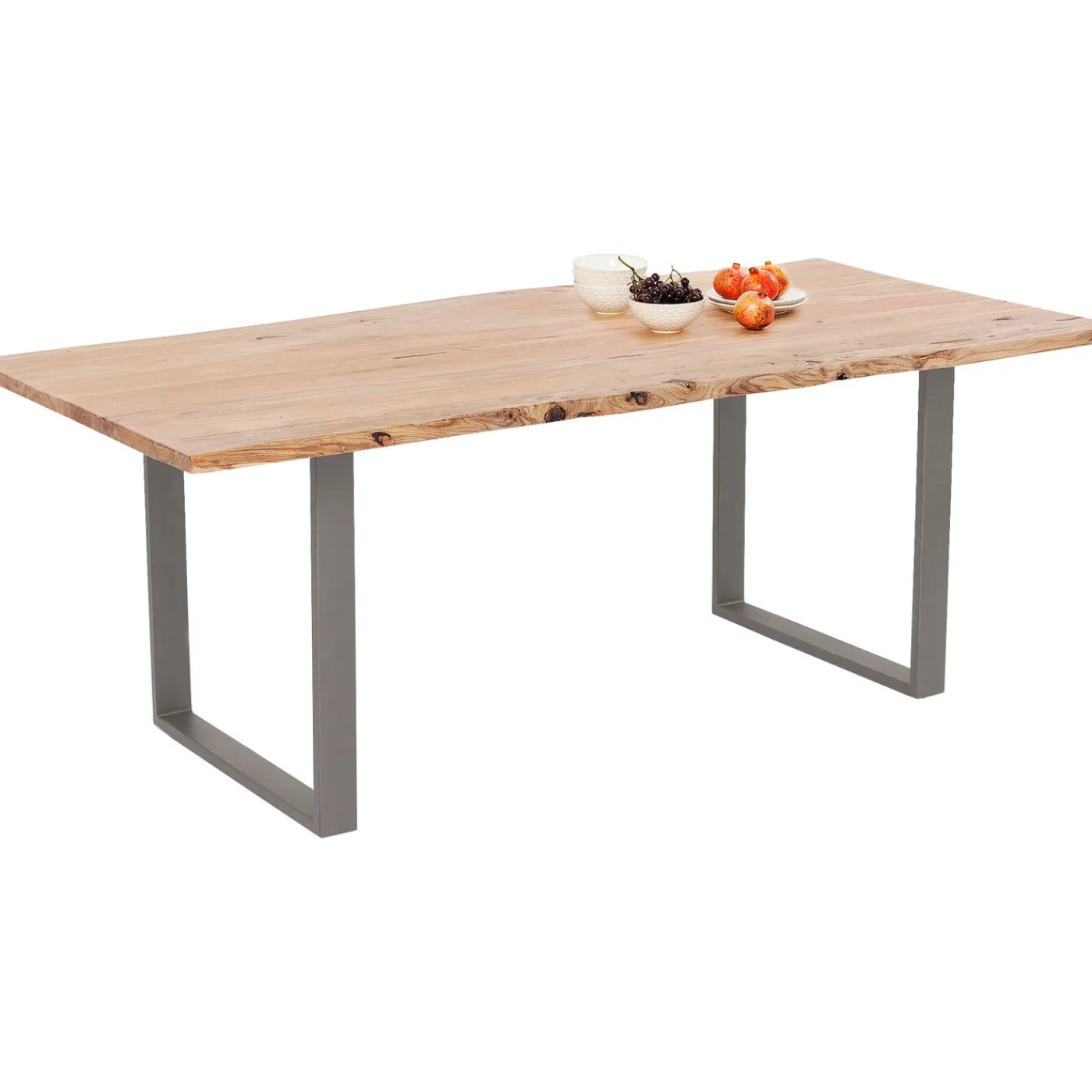 KARE Design Table Harmony Acier Brut 200X100Cm