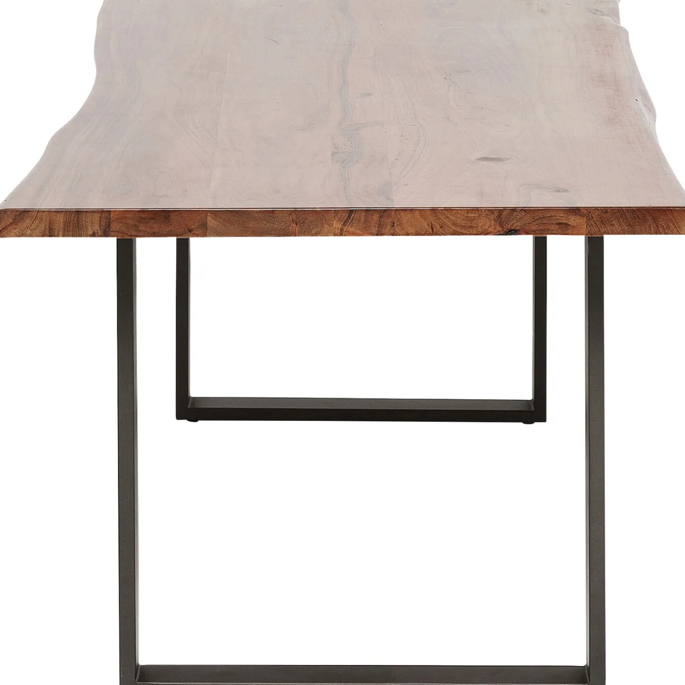 KARE Design Table Harmony Fonce Acier Brut 200X100