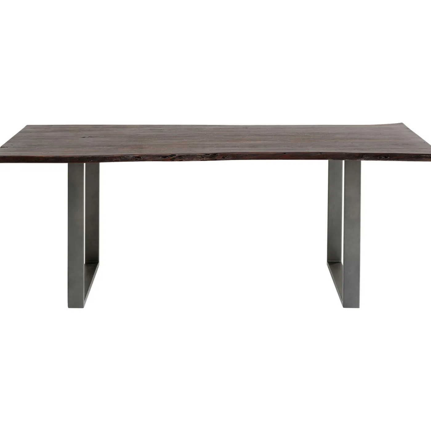 KARE Design Table Harmony Fonce Acier Brut 200X100