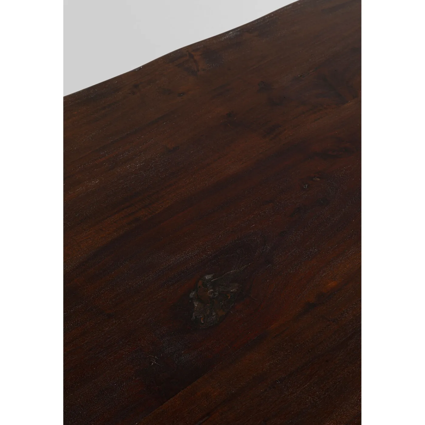 KARE Design Table Harmony Fonce Acier Brut 200X100