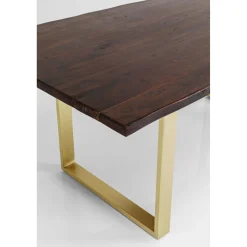 KARE Design Table Harmony Fonce Acier Brut 200X100