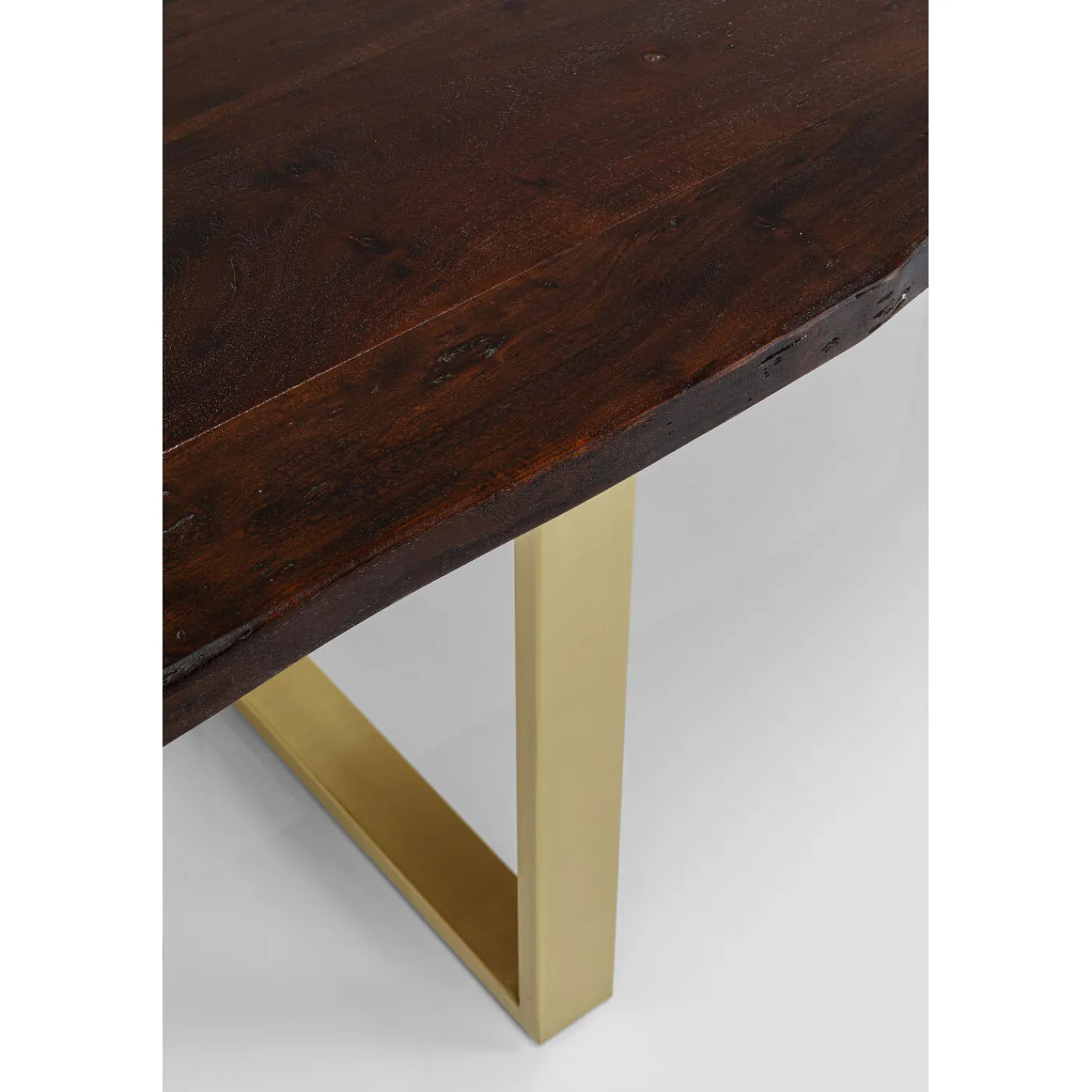 KARE Design Table Harmony Fonce Acier Brut 200X100