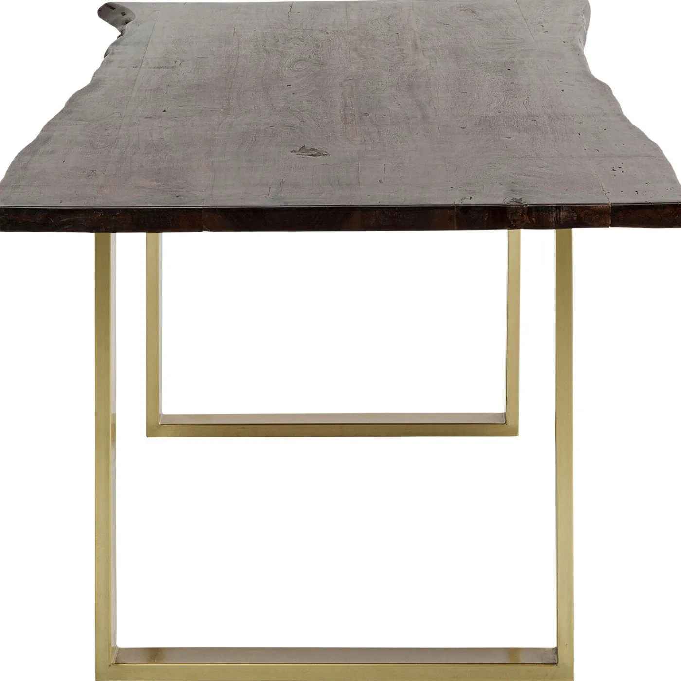 KARE Design Table Harmony Fonce Acier Brut 200X100