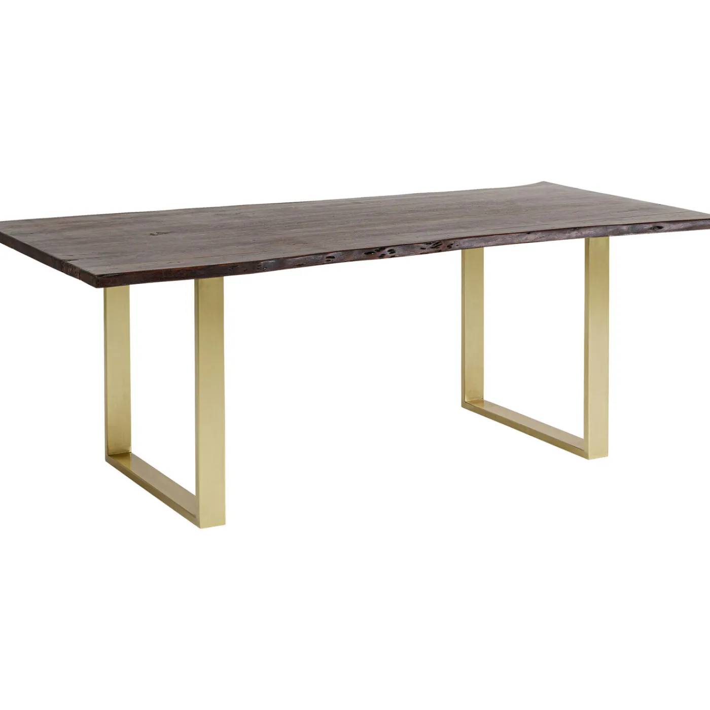 KARE Design Table Harmony Fonce Acier Brut 200X100