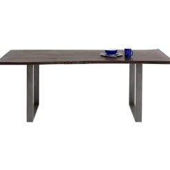 KARE Design Table Harmony Fonce Acier Brut 160X80