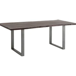 KARE Design Table Harmony Fonce Acier Brut 160X80