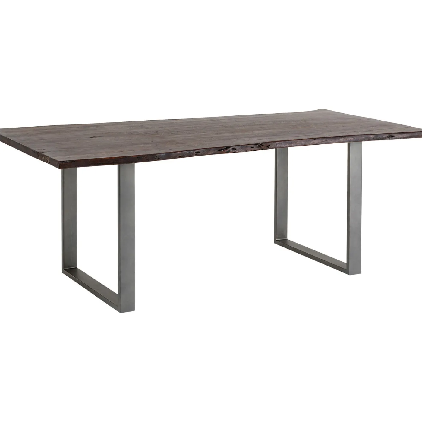 KARE Design Table Harmony Fonce Acier Brut 160X80