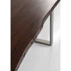 KARE Design Table Harmony Fonce Acier Brut 180X90