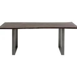 KARE Design Table Harmony Fonce Acier Brut 180X90