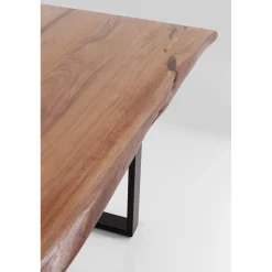 KARE Design Table Harmony Fonce Acier Brut 180X90