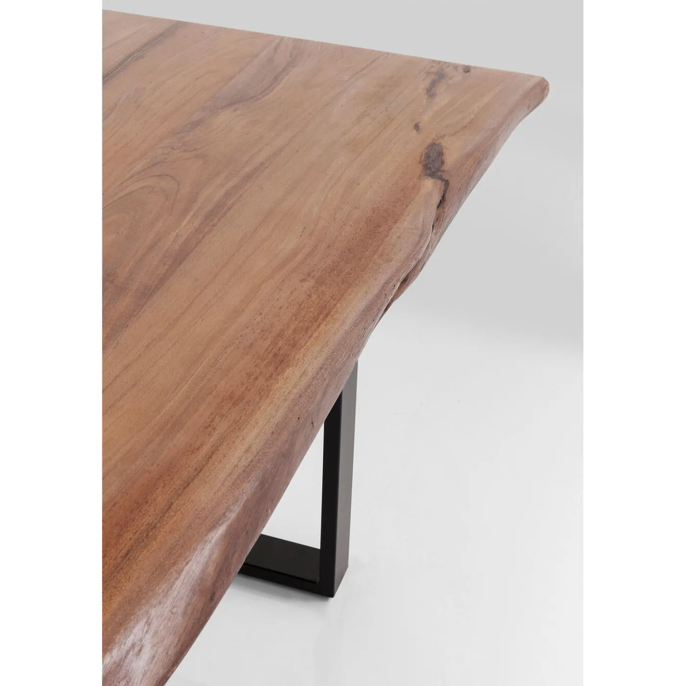 KARE Design Table Harmony Fonce Acier Brut 180X90