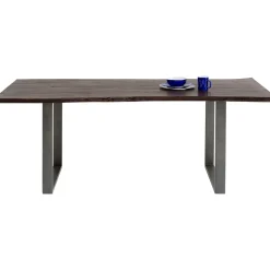 KARE Design Table Harmony Fonce Acier Brut 180X90