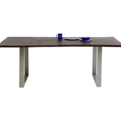 KARE Design Table Harmony Fonce Argente 160X80