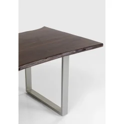KARE Design Table Harmony Fonce Argente 200X100
