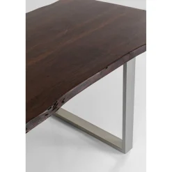 KARE Design Table Harmony Fonce Argente 200X100