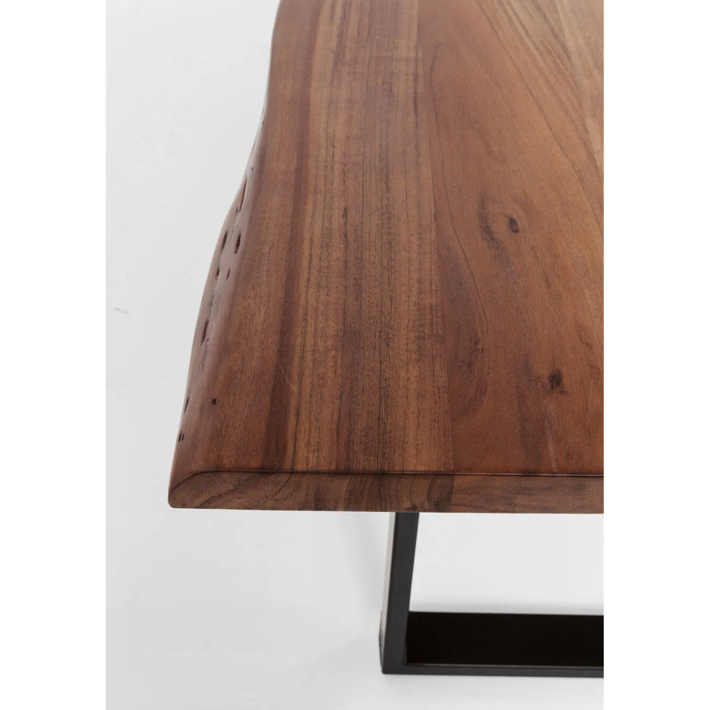 KARE Design Table Harmony Fonce Argente 200X100