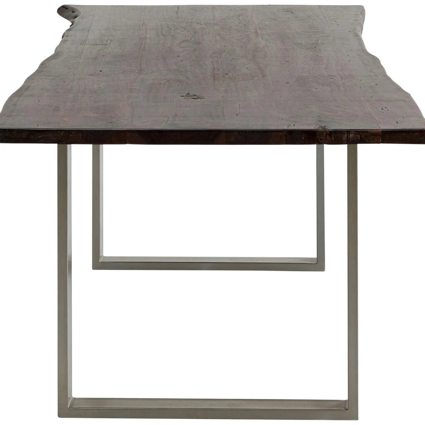 KARE Design Table Harmony Fonce Argente 200X100